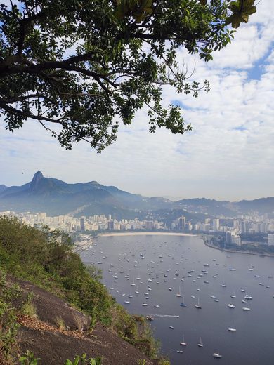 Rio de Janeiro, Brazil, Botafogo Bay from above · July 2024