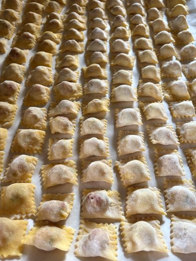 Verona, Italy, Homemade agnolotti at home · December 2025